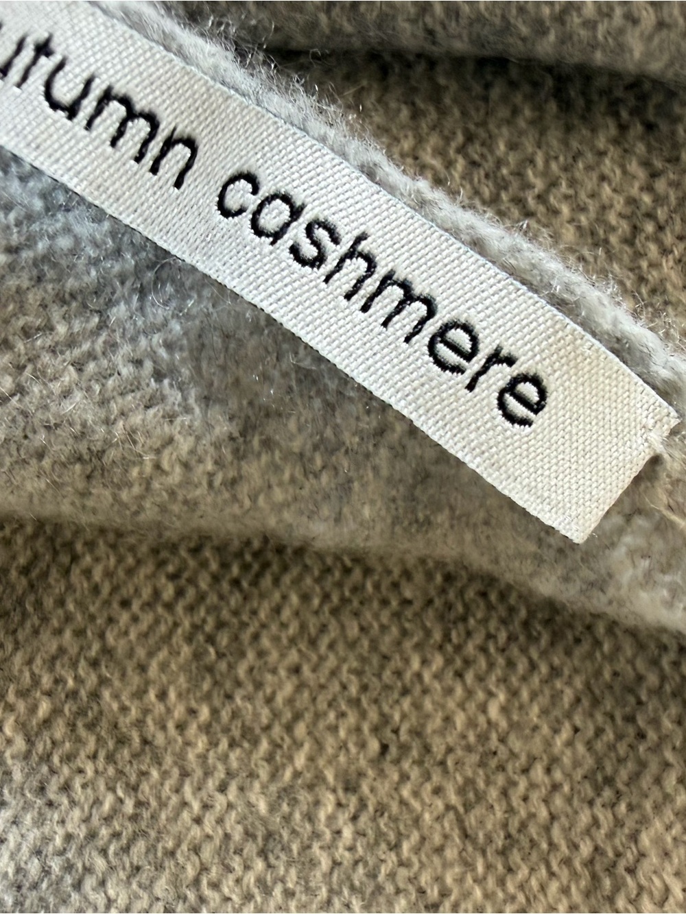 Autumn Cashmere Light Heather Grey Maxi Knit Skirt - Picture 2 of 3